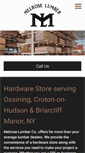 Mobile Screenshot of melroselumber.com
